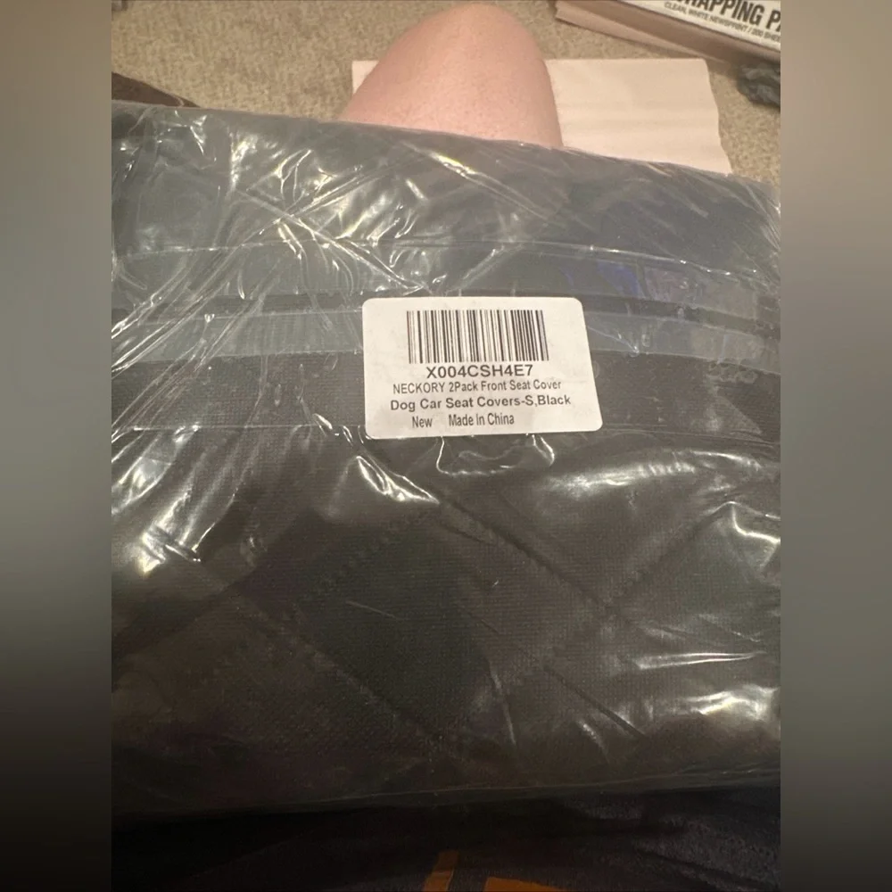 Waterproof Quilted Front Dog Seat Cover - Black 2 pack